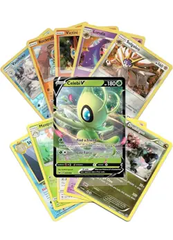 Pokemon Cards 50-Card Assorted Lot with Guaranteed v Rare Pokemon Collectors - Image 4