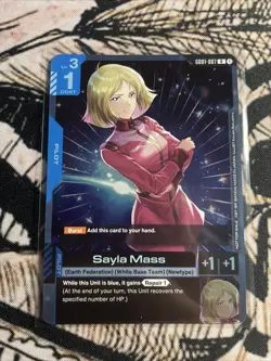 Sayla Mass Alternate Art Tournament Pack - GD01-087 R NM - Gundam TCG Card Game - Image 1