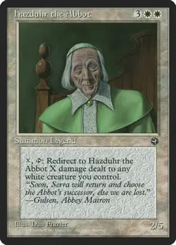 MTG Hazduhr the Abbot LP Homelands HML English Reserved List Magic card - Image 1