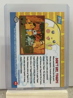 🔸Don’t Cry Togepi 43 First Movie Mewtwo Strikes Back Card🔸Pokemon Topps 1999 - Image 2