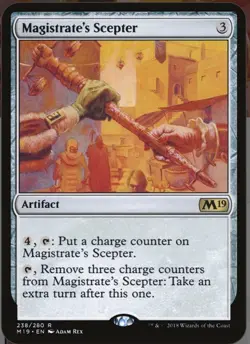 MTG MAGISTRATE'S SCEPTER - M19 - Magic the Gathering - Image 1