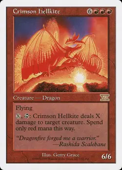 2x Crimson Hellkite 6th Edition HP MTG - Image 1