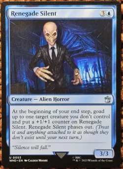 ✨Renegade Silent✨ MTG | Universes Beyond: Doctor Who | NM/M | U 0053 - Image 1