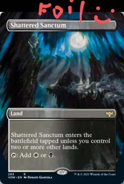 Shattered Sanctum #283 - Foil - Borderless - RARE - MTG Innistrad: Crimson Vow - Image 1