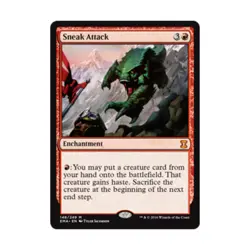 WOTC MTG Eternal Masters Sneak Attack (MR) NM - Image 1