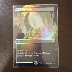 MTG Caves of Koilos - Dominaria United Borderless - Foil - LP - Free Shipping - Image 1