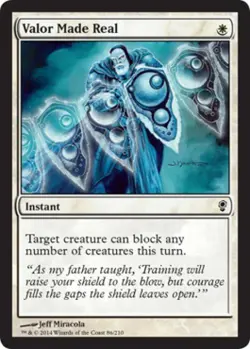 Valor Made Real - Light Play MTG Conspiracy - Image 1