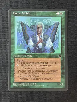 MTG Homelands Faerie Noble RESERVED LIST NM - Image 1