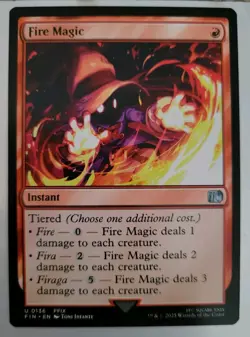 MTG - Final Fantasy: Fire Magic (0136) - Uncommon - Near Mint - Image 1