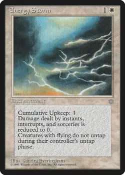 MTG Energy Storm LP Ice Age ICE English Reserved List Magic card - Image 1