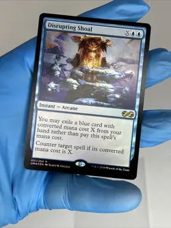 FOIL Disrupting Shoal Ultimate Masters MTG - Condition Shown In Many Pictures - Image 3