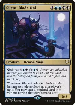 Silent-Blade Oni Commander 2018 HP MTG - Image 1
