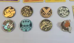Lot of 43 Pokemon Cards, Coins, Pin - Image 5