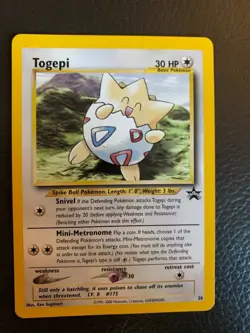 Pokemon TOGEPI #30 - NON-HOLO BLACK STAR PROMO - Nm - Image 1