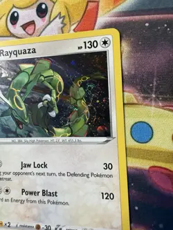 2x Swirl Rayquaza SWSH029 Cosmos Holo Black Star Promo Pokemon Sword & Shield NM - Image 2