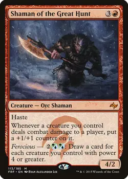 2x Shaman of the Great Hunt Fate Reforged HP MTG - Image 1