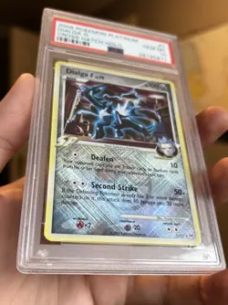 2009 POKEMON PLATINUM CROSS HATCH HOLO DIALGA PSA 10 #7/127 - Image 3
