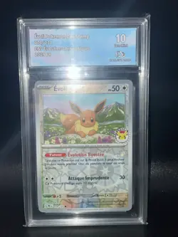 Collect Aura 10 Pokemon Evoli 074/131 Holo Stamp Promo Journee Pokemon 2025 - Image 3