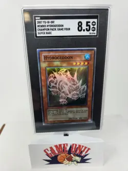 SGC 8.5 YuGiOh Hydrogeddon CP04-EN005 Champion Pack Super Rare NM/MT+ - Image 1