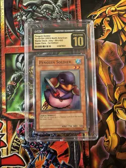 Yugioh | Penguin Soldier 1st Ed (SDJ-022) | CGC 10 PRISTINE - Image 1