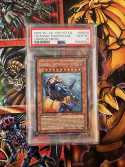 Yugioh | Colossal Fighter Assault Mode 1st Ed (CRMS-EN000) | PSA 10 - Image 1