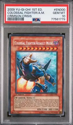 Yugioh | Colossal Fighter Assault Mode 1st Ed (CRMS-EN000) | PSA 10 - Image 1