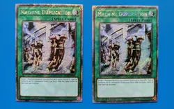 x2 two Near Mint Yugioh Machine Duplication - RA03-EN145 - Platinum Secret Rare - Image 1