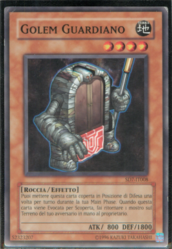 GOLEM GUARDIANO • (Golem Sentry) • Comune • SD7 IT008 • Unl • Yugioh! ANDYCARDS - Image 1