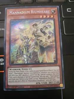Yugioh MP24-EN079 Mannadium Riumheart - Prismatic Secret Rare - Image 1