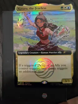 Magic The Gathering X Avatar Katara The Fearless Promo Card SD Comic Con 2025 - Image 1