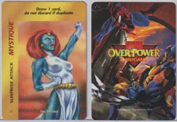 MYSTIQUE - Rare - 1995 Marvel Overpower Action Card - Surprise Attack CCG Card - Image 1