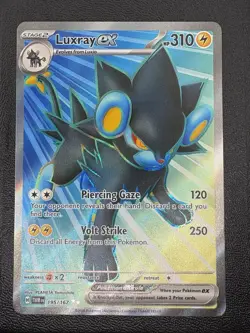 Luxray Ex TWM 195/167 Twilight Masquerade Full Art Ultra Rare Card Pokemon NM - Image 1