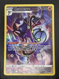 Chandelure TG04/TG30 Lost Origin Trainer Gallery Holo Rare Card Pokemon TCG NM - Image 1