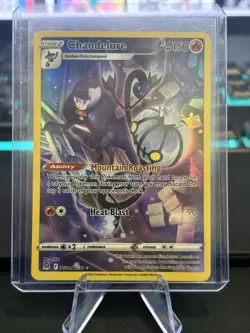 Chandelure TG04/TG30 Lost Origin Trainer Gallery Holo Rare Card Pokemon TCG NM - Image 1