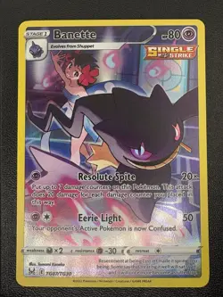 Banette TG07/TG30 Lost Origin Trainer Gallery Holo Rare Card Pokemon TCG NM - Image 1