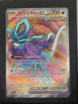 Walking Wake Ex TEF 189/162 Temporal Forces Full Art Ultra Rare Card Pokemon NM - Image 1