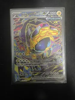 Iron Hands ex SIR 154/131 Pokemon Prismatic Evolutions Pokemon Card NM/M - Image 1
