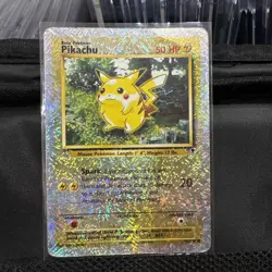 Pikachu 86/110 Legendary Collection Reverse Holo Pokemon Card Damaged Bad Shape - Image 1