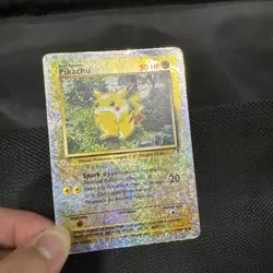 Pikachu 86/110 Legendary Collection Reverse Holo Pokemon Card Damaged Bad Shape - Image 3