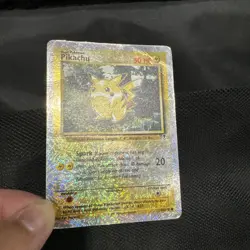 Pikachu 86/110 Legendary Collection Reverse Holo Pokemon Card Damaged Bad Shape - Image 4