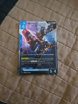 Unicorn Gundam 02 Banshee (Destroy Mode) Foil - GD01-003 NM - TCG Card Game - Image 1