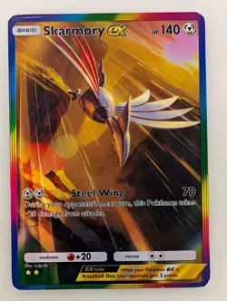 Fan Art: Skarmory Ex Holo - Pokemon TCG Pocket A4 Custom Card - Image 1