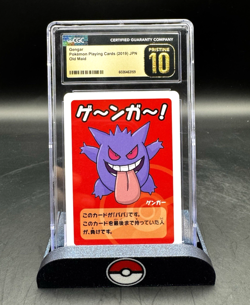 CGC 10 Pristine Gengar Old Maid Card Pokemon TCG Japanese 2019 - Image 1