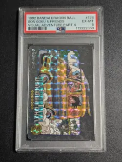 Dragon Ball Carddass Visual Adventure No 128 Dragon Ball Card Used Grade 6 - Image 1
