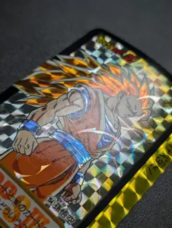 Dragon Ballz Carddass Son Goku Back Unpeeled Card No154 Used - Image 5