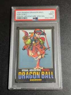 Psa 9 Dragon Ball Carddass Visual Adventure Special No 16 Collectible Card - Image 1