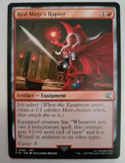 MTG - Final Fantasy: Red Mage's Rapier (0152) - Common - Near Mint - Image 1