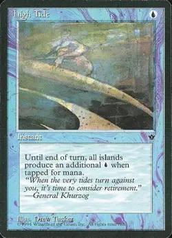 High Tide (2) - Light Play MTG Fallen Empires - Image 1