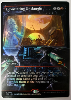 MTG Edge of Eternities - Devastating Onslaught - FOIL Showcase - Mythic 0361 NM - Image 1