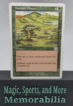 MTG Summer Bloom 6th Edition Regular Uncommon Green Magic The Gathering MP - Image 1